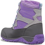 Merrell Kids Outback Snow Boot Waterproof, Purple/Silver, 3