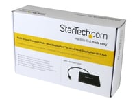 StarTech.com Mini DisplayPort till DisplayPort-flerskärmssplitter - MST-hubb med 4 portar