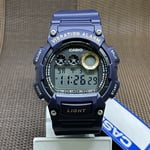 Casio W-735H-2A Digital Blue Resin Vibration Alarm Light Men's Sport 100M Watch