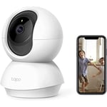 Caméras Dômes - Tapo Caméra Surveillance Wifi Intérieure 2k(3mp) C210 Détection Personne Audio Bidirectionnel Compatible