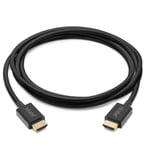 Nikabe Ultra Slim HDMI-kabel med 8K-støtte - Svart 2 m