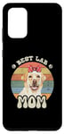 Coque pour Galaxy S20+ Best Lab Mom Mignon Labrador Retriever Lovers Retro Sunset