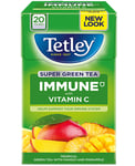 4 x 20 Tea Bags Tetley Green Tea Immune Mango Pineapple Vitamin C