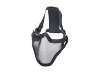 ASG Strike Systems Airsoft Metal Mesh Mask Lower Half (Färg: Svart)