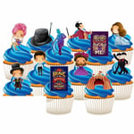 The Greatest Showman Cirque Edible Cupcakes Toppers Birthday Party Wafer card