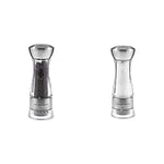 Cole & Mason H59301G/H59302G Windermere Salt and Pepper Mills / H306119 Ramsgate Clear Salt and Pepper Mill Tray | Bundle | Lifetime Mechanism Guarantee - Mills