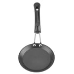Boaby Frying Pan Cute Mini Frying Pan Poached Egg Model Household Skillet Small Wok Kitchen Cooker(Electric Wood Handle)
