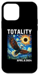Coque pour iPhone 12 mini Lunettes Solar Eclipse 2024 Totality Eagle Solar Eclipse