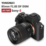 Yongnuo YN85MM 1.8S DF DSM Lens for Sony YN85MM F1.8Z DF DSM Nikon Z Auto Focus