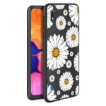 ZhuoFan for Samsung Galaxy A10 Case, Phone Case Silicone Black with Pattern Ultra Slim Shockproof Soft Gel TPU Back Cover Bumper Skin for Samsung A10 Smartphone 6.1 inch (Cow 2)