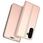 Samsung Galaxy S24 Stå Fodral - Rose Gold