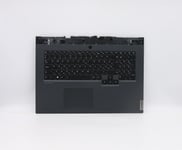 Lenovo Legion 5-17IMH05 Keyboard Palmrest Top Cover Hungarian Grey 5CB0Z21118