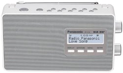 Panasonic RF-D10EG-W Digital Radio (DAB+/FM Tuner, Mains and Battery Operated) White