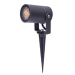 Luna Markspotlight Mörkgrå LED 3000K 350lm 5W Lightson