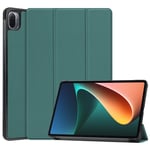 Xiaomi Pad 5 fodral med ett stativ - Blackish Green