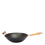 Dexam - School of Wok wokpanne 36 cm m/ bambuhåndtak svart