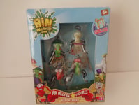 Bin Weevils 4 x Figures Clott Gam Flam & Bunty New In Box 2012