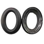 1 par öronkuddar ersättning för Sennheiser PXC 350/450/ HD380 Svart