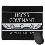 Alien Inspired USCSS Covenant, Trucker Cap Customized Designs Non-Slip Rubber Base Gaming Mouse Pads for Mac,22cm×18cm， Pc, Computers. Ideal for Working Or Game