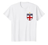 Youth Boys or Girls England Shirt. Kids England Flag Football T-Shirt