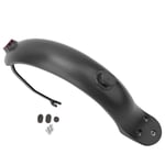DAUERHAFT Rear Mudguard Practical E-scooter Rear,with Taillight and Hook,for X-iaom-i M365 Electric Scooter(black)