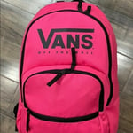 Genuine VANS OFF THE WALL MOTIVATEE 2 BACKPACK in Hot Pink with Black Logo -BNWT