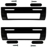 Door Handle Black 80-150mm for HOTPOINT INDESIT CREDA ARISTON Fridge Freezer x 2