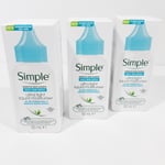 Simple Daily Skin Detox Ultra Light Liquid Moisturiser 3 x 50ml - For Oily Skin