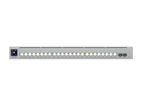 Ubiquiti Unifi Enterprise Campus 24 Poe - Switch - L3 - Administrerad - 8 X 2.5Gbase-T + 16 X 10Gb Ethernet + 2 X 25 Gigabit Sfp28 - Rackmonterbar - Poe Class 4 (1050 W) - För P/N: Uacc-Aoc-Sfp28-5M