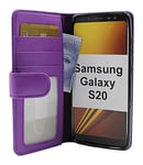 Skimblocker Plånboksfodral Samsung Galaxy S20 (G980F) (Lila)