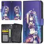 Samsung Galaxy A55 5G - Plånboksfodral/Skal Anime