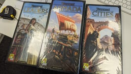 7 Wonders 2nd Edition Expansion Bundle - Armarda, Cities & Leaders - Brand New