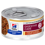 Hill's Prescription Diet I/D Digestive Care Stew våtfôr til katt med kylling og tilsatte grønnsaker 24x82 g