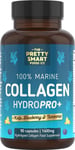 Powerful Marine Collagen Tablets - with Hyaluronic Acid, Biotin & Blueberry - 1