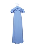 By Malina Chloé Dress Maxiklänning Festklänning Blå [Color: MIAMI BLUE ][Sex: Women ][Sizes: M ]