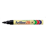Artline Marker 70 permanent 1,5 svart 12 st