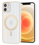 iPhone 12 / iPhone 12 Pro Magsafekompatibelt skal Transparent / Guld