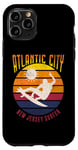 iPhone 11 Pro New Jersey Surfer Atlantic City NJ Sunset Surfing Beaches Case