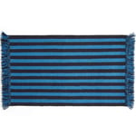 HAY Stripes and Teppe 52x95 cm, Blå Ull