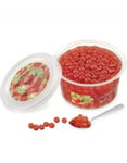 Fruit Pearls Strawberry - Jordgubbs Gelépärlor till Boba/Bubble Tea 450 Gram