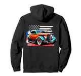 US Muscle Car Hot Rod Pullover Hoodie