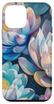 iPhone 12 mini Lotus Flowers Oil Painting style Art Design Case