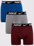 Nike Underwear Mens Trunk 3pk-multi, Multi, Size S, Men