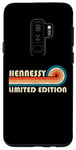 Coque pour Galaxy S9+ HENNESSY Surname Retro Vintage 80s 90s Birthday Reunion