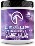 Levlup Galaxy Edition Gaming Booster, Energy Drink Powder for Gamers with Taurin