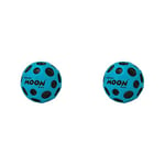 Waboba Highest Super Moon Ball-Bounces Out of This World-Original Patented Design-Craters Make Pop Sounds When It Hits The Ground-Easy to Grip, Colour-Blue, 65 mm (Pack of 2)