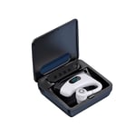 Bluetooth V5.0 écouteur Tour d'oreille sans fil Flexible HiFi Musique HD Appels Demi-in-Ear Business Drive Sports écouteurs, Blanc