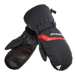 Dainese Scarabeo Gloves Gants de Ski Enfant Unisex-Youth, Stretch-Limo/High-Risk-Red, JS
