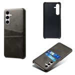 tectTech Samsung Galaxy S25 Plus Snyggt skal med 2 kortfack, Svart