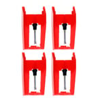 4pcs Ion Record Player Needle Magnet Turntable Cartridge Replacement Stylus